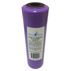 Home Master CFF2E-10 Activated Alumina/GACC/KDF85 Fluoride 10"x 3" Replacement Filter, 1 Count (Pack of 1), F2 Elite