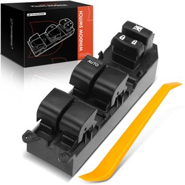 A-Premium Master - Interruptor de ventana eléctrica compatible con Toyota Camry 2007-2009, Tacoma 2012-2015, Yaris 2007-2015, lado delantero izquierdo del conductor, reemplazo# 8482006070, 8482006071