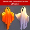 LED Hanging Ghost for Halloween Decor – Light-Up Fabric Horror