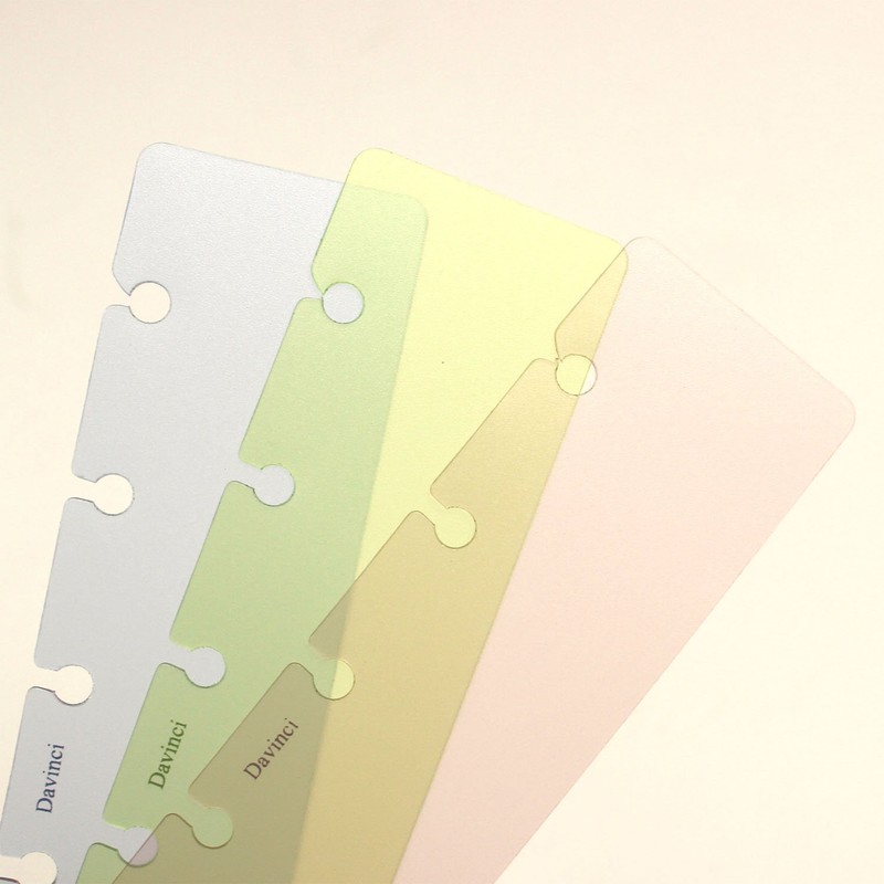 Raymay Fujii DPR4400 Da Vinci Notebook Refill Color Bookmark, 3