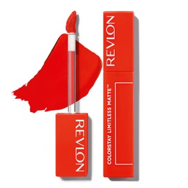 Revlon ColorStay Limitless Matte Liquid Lipstick, Lip Makeup Stocking Stuffers for Women, Vegan, No-Budge, Waterproof, 009 Hot Take, 0.17 fl oz
