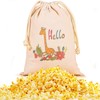 Reusable Popcorn Popper Bag Microwave Bowl- Natural Cotton Microwave Popcorn