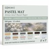 Somime 5x7 Sanded Pastel Paper Pad, 600gsm 12 Sheets of
