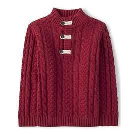 Gymboree,and Toddler Long Sleeve Sweaters,Royal Red,12-18 Months