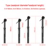 Telescopic Bicycle Seatpost 30.9/31.6mm Adjustable Height Bike SeatTube Aluminum Alloy