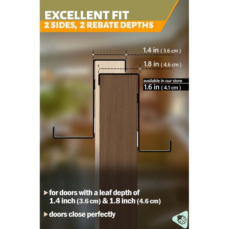 Menz Over Door Hanger – 10 pcs. in Black -