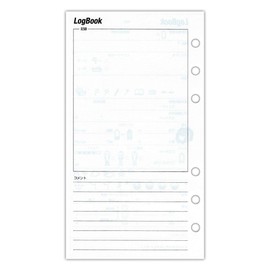 Spare Log Log Book Diving Log Refill 6 Hole Log Book Binder Lightweight Compact Scuba Diving BBC Buc (White)