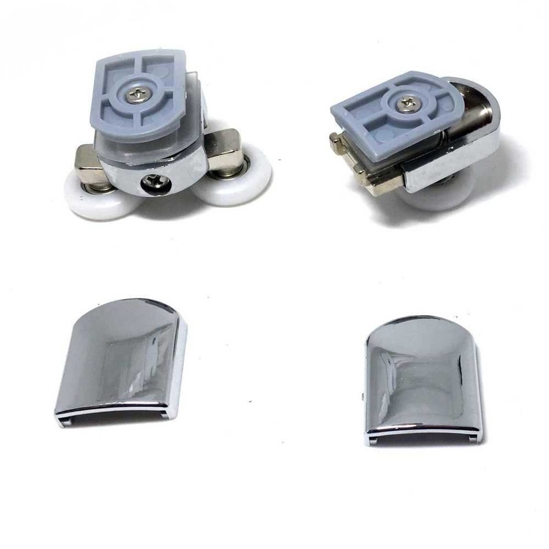 Set of 8 Shower Enclosure Door Zinc Alloy Rollers/Runners/Wheels (Roller