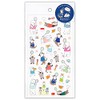 Enuby Sports Seal, Large Badminton | Washi Masking Sticker, Removable