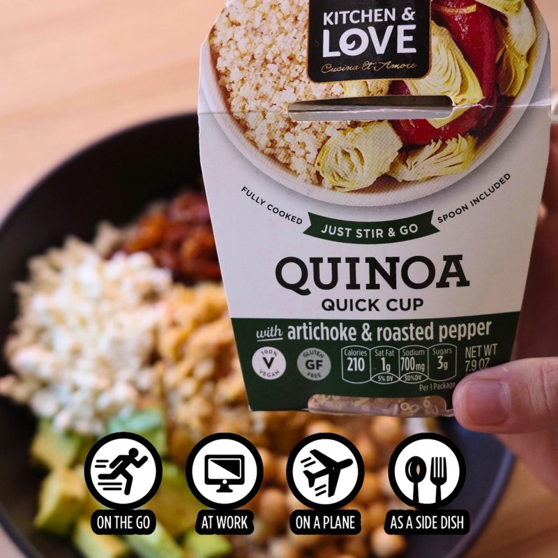 Kitchen & Love Quinoa Quick Meal Variety Box 6-Pack |