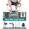 Shower Chair for Inside Shower with Adjustable Arms, 400lb Bathtub