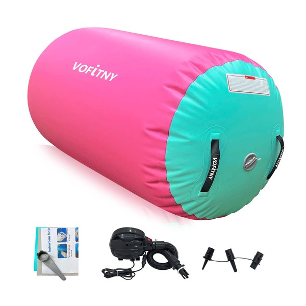 VOFiTNY Gymnastics Air Barrel Octagon Mat Tumbler 3.3ft L x