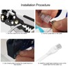 YIOVVOM Soft Plastic Ethernet RJ45 Cable Connector Boots Cover Strain