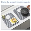 2 Pack Silicone Sink Protector for Kitchen Sink Bathroom, 13.58"