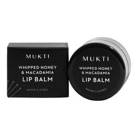 MUKTI Whipped Honey & Macadamia Lip Balm, 9g