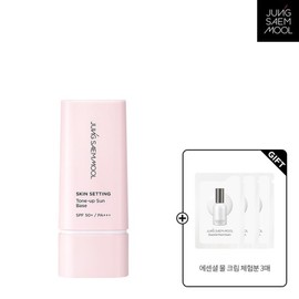 Jung Saem Mool 스킨 세팅 톤업 선 베이스 + 에센셜 물크림 1ml x 3매 Skin Setting Tone-Up Sun Base + Essential Moist Cream 1ml x 3 sheets