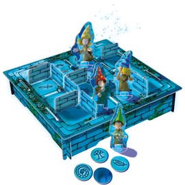 Schmidt Spiele DREI Magier Games 51401, The Magic Labyrinth, Three Magicians Travel Game in Metal Tin, Multi-Coloured