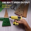 100W Hot Glue Gun Compatible for De-walt 20V Battery, LCD