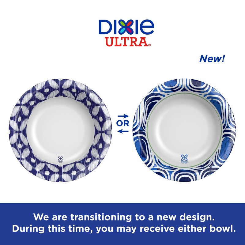 Dixie Ultra, Large Paper Bowls, 20 Oz, 26 Count, Microwave
