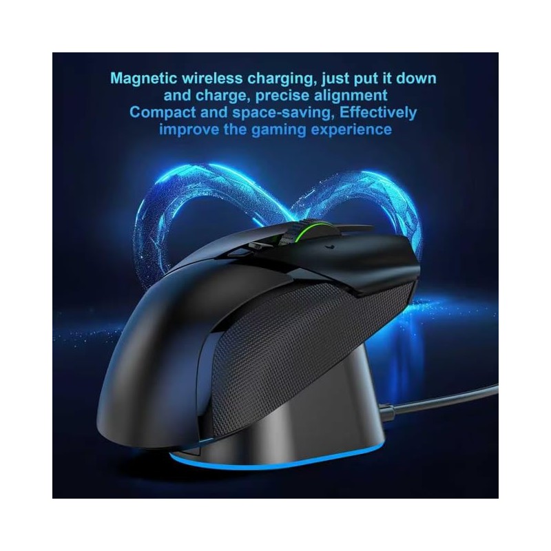 Soarking Compact Magnetic Computer Mouse Charging Dock R3 for Razer