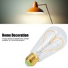Light Bulb Love Peach Heart Shaped Transparent LED Filament Lamp