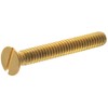 The Hillman Group 2076 Brass Flat Head Slotted Machine Screw
