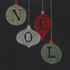 Embroidered Baubles & Mistletoe Xmas Noel Runner Festive Christmas Table