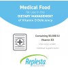 Replesta 50,000 IU Vitamin D3, Chewable Wafer, Natural Orange Flavor,