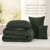 Bedsure Olive Green California King Comforter Set - 4 Pieces
