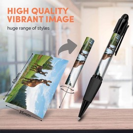 Destination Vinyl Ltd 4 x Matching Ballpoint Pens - Cute Donkey and Jack Equine Equestrian #8702