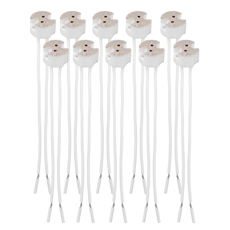 MDCGPower 10 Pack LED MR16 Socket, GU5.3 Socket, LED Halogen