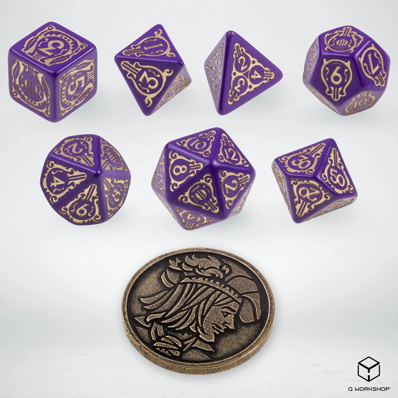Q-Workshop WDA3Q The Witcher Dice Set: Dandelion, Viscount de Lettenhove