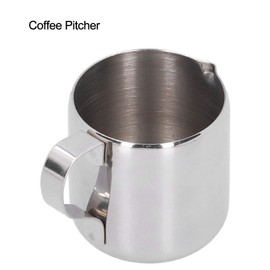 Jarra de café de 60 ml, jarra de espuma de leche de acero inoxidable, jarra de leche, taza de espumador de leche, taza para beber, taza de agua, taza de café para la cocina del hogar