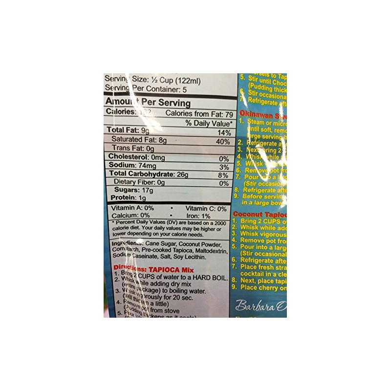 Kauai Tropical Syrup Hawaiian Coconut Tapioca Pudding, 6.4 Ounce