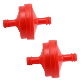 298090 394358 AM38708 1/4" Inline Gas Fuel Filter for B & S BS Lawn Mower 951-3013 394358S 5098K 7-6572 1/4" Fuel Line 75 Micron Assembly (2/Pack)