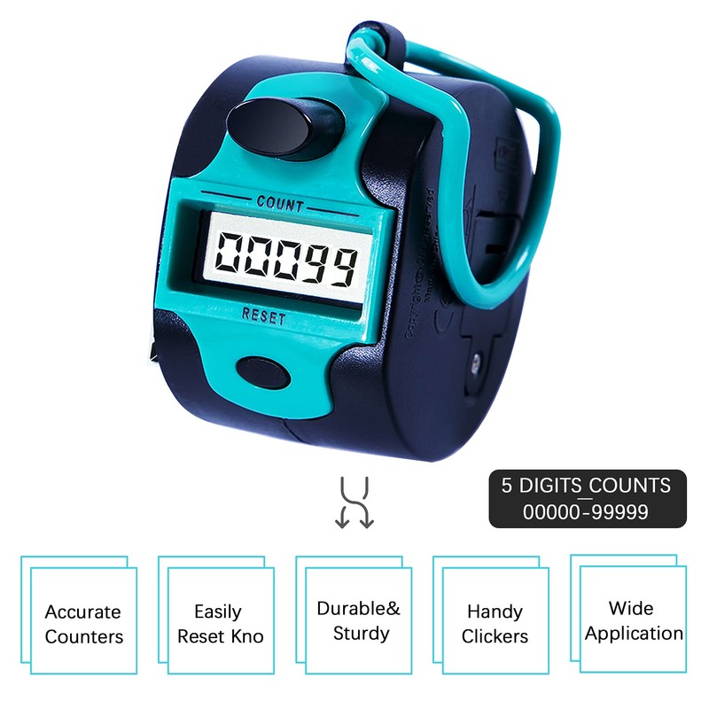 Handy Counter Click Manual Digital clicker Stitch Tally Counters Finger