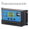 12V 24V Solar Charge Discharge Controller PWM LCD Display Dual