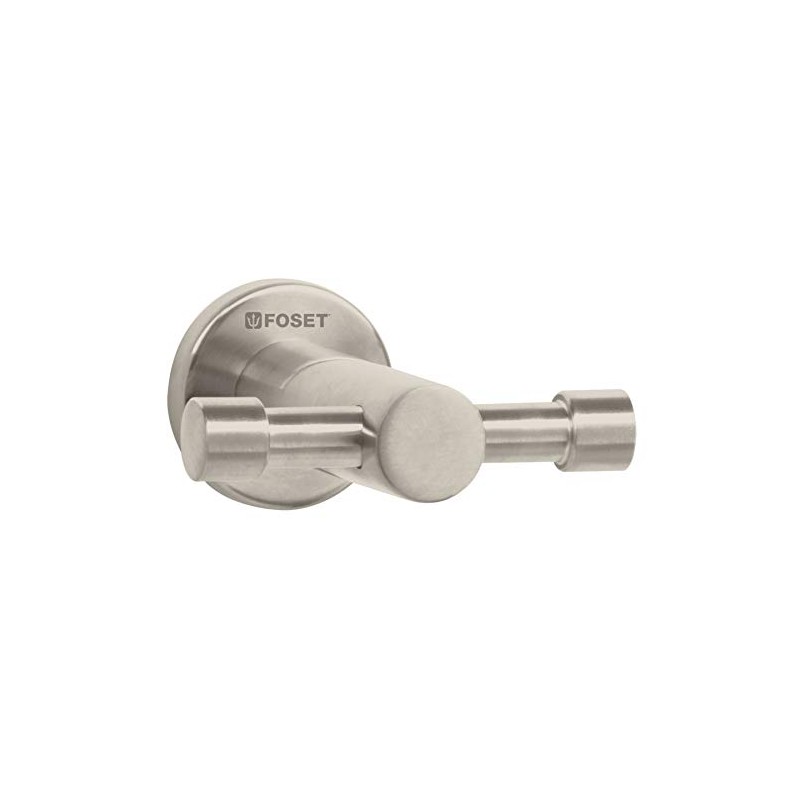 Foset Element ELA-73N, Gancho doble satinado para toalla l nea