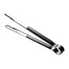 Barbecue Tongs Teeth Kitchen Cooking Tongs 25.5cm Solid Stainless Steel