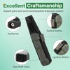 Solar Beam Butane Torch Lighter - Windproof, Adjustable Flame, Refillable,