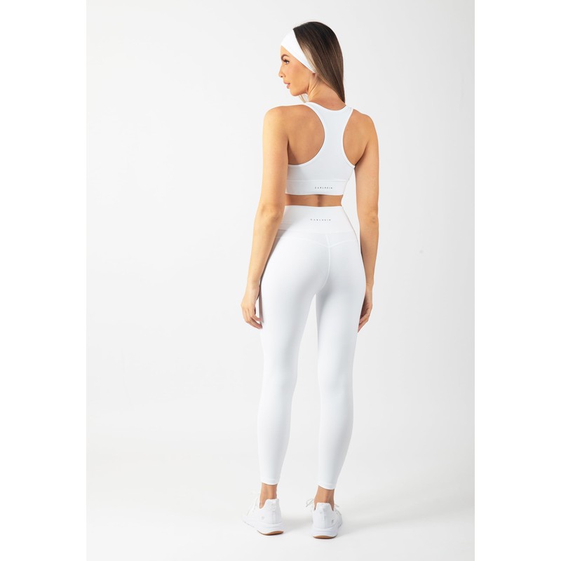 Carlheim Women's Serenita Active Collection X-Back Sports Bra, White