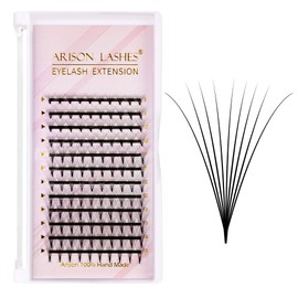 Premade Fans Eyelash Extensions Fan Volume Eyelashes Russian Volume Eyelashes Finished Fan Eyelashes Clutch Eyelashes for Eyelash Extension(9D-0.07D-(9-16mm) mix)