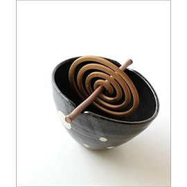 Mosquito Mosquito Feeder 遣ri Charger Fashionable Japanese-style 蚊取ri線香 Holder Japanese Pottery Mosquitoes 遣ri Eight [mkn6816]