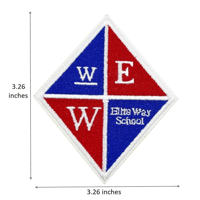 Stitch-Witch 3.3" RBD Iron on Patch/Rebelde School Embroidered Iron on