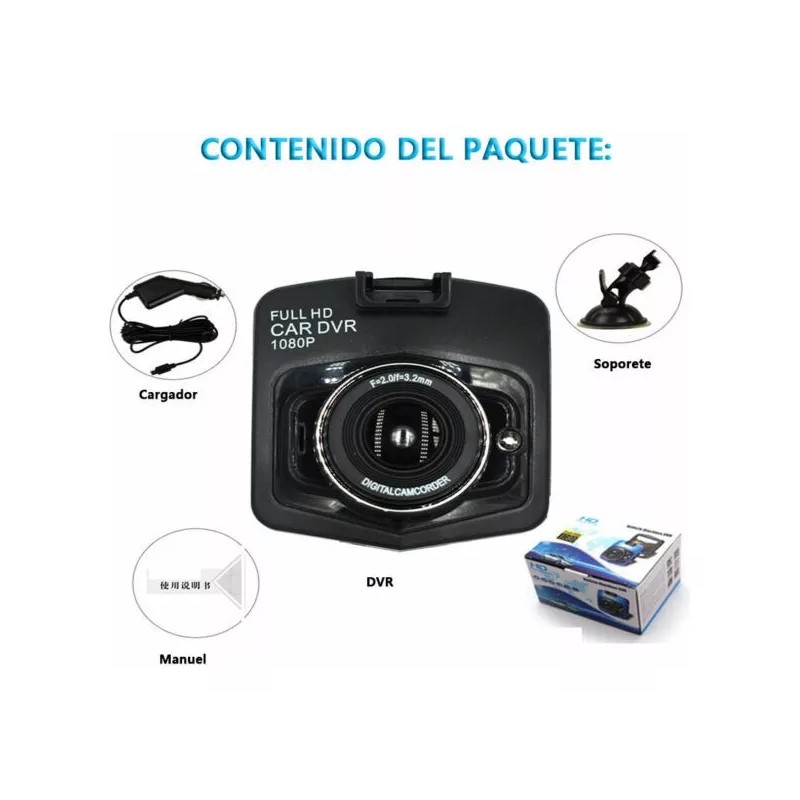 EGTMA Cámara Para Auto Seguridad Sensor Movimiento Full Hd
