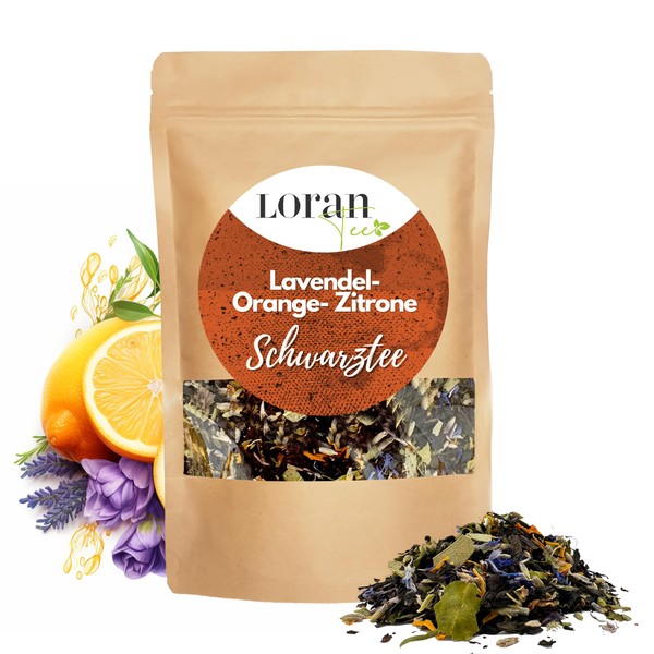 Loran Tee - Black tea lavender orange lemon, 100g, premium
