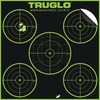 TRUGLO TRU-See 5-Bullseye Reactive Splatter Target, 12-Pack, Green