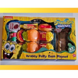 Nickelodeon SpongeBob Squarepants Krusty Krab Krabby Patty Cook Play Food