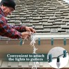 Marsui 50 Pcs Christmas Light Clips Outdoor Roof Hooks 1