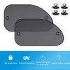 QOOWFEANIG 2 Pack Universal Car Window Shade, Baby Car Sun